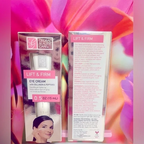 🌼new LIFT & FIRM EYE CREAM 2 x $14.00 - Picture 3 of 4